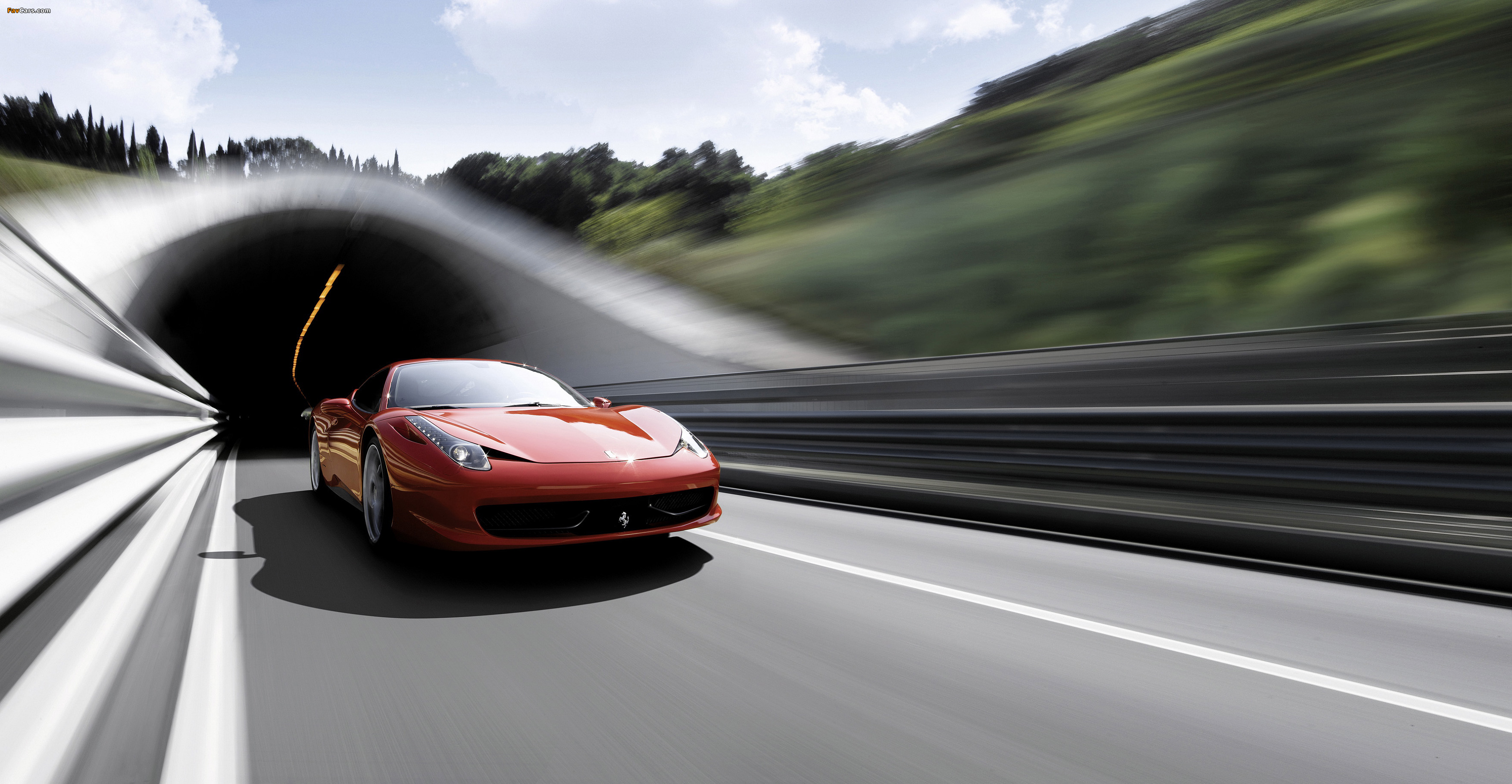 Ferrari 458 Italia 2009–15 wallpapers (3508 x 1820)