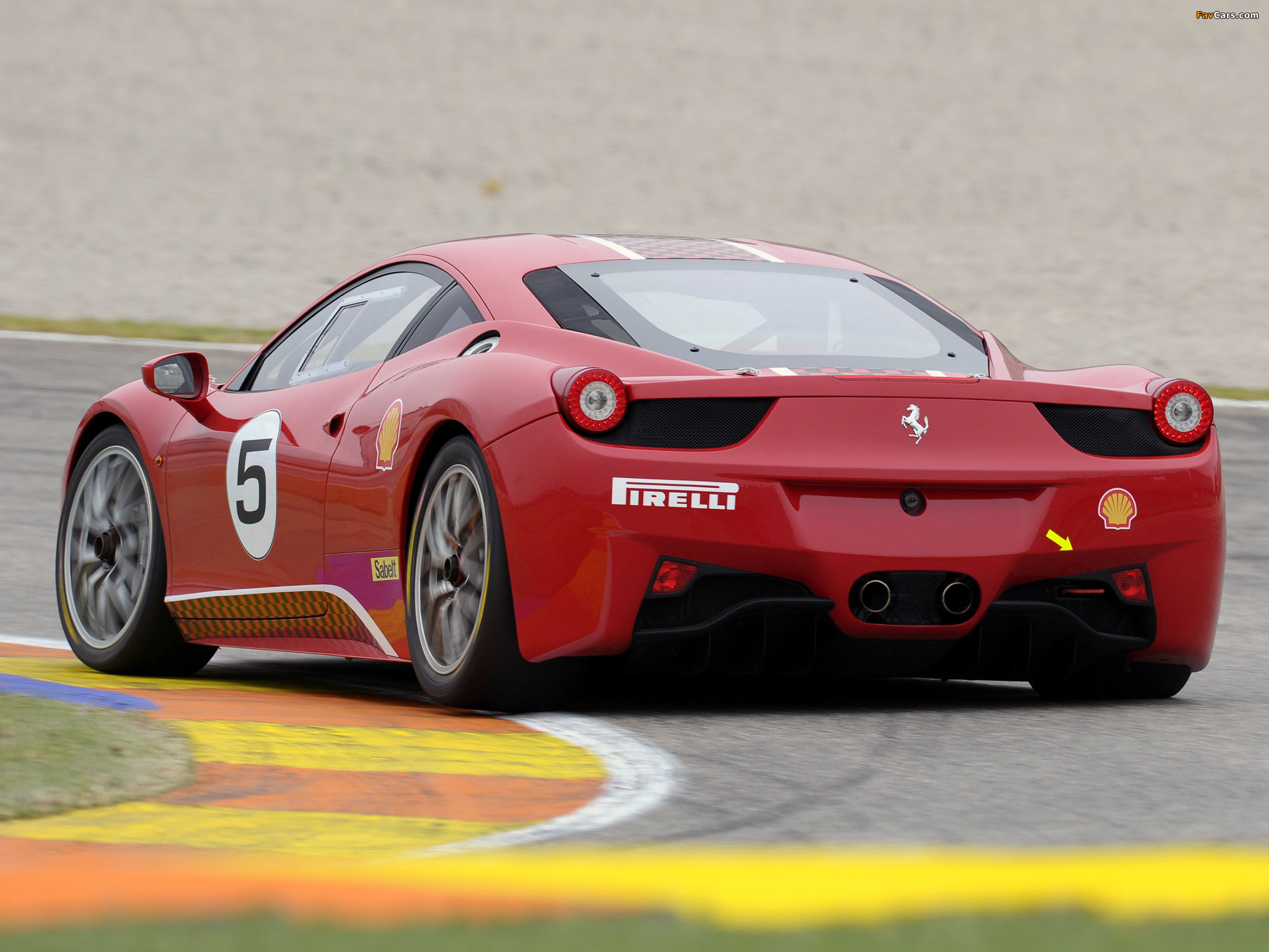 Ferrari 458 Italia Challenge 2010 wallpapers (2048 x 1536)