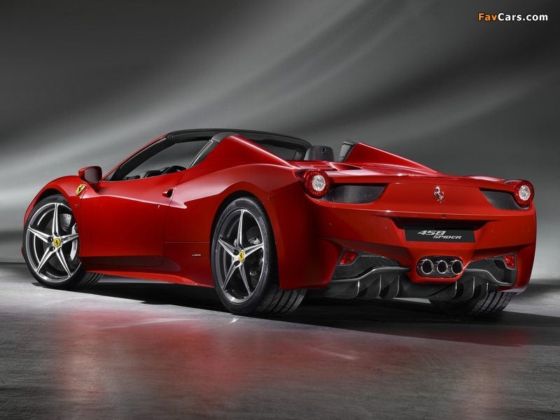 Ferrari 458 Spider 2011 images (800 x 600)