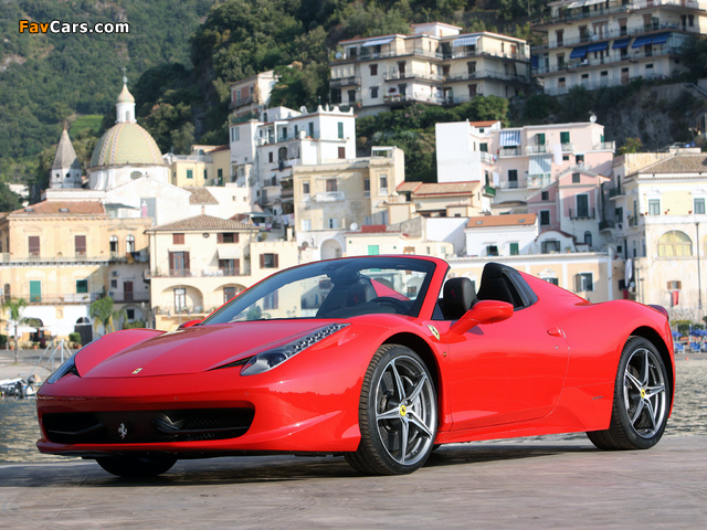 Ferrari 458 Spider 2011 photos (640 x 480)