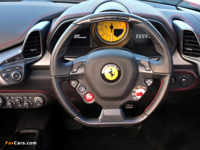 Ferrari 458 Spider AU-spec 2012 pictures (640 x 480)