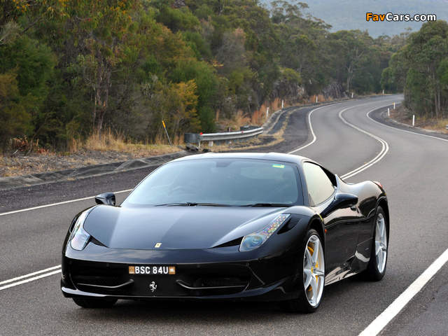 Images of Ferrari 458 Italia AU-spec 2009 (640 x 480)