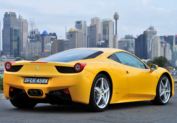 Images of Ferrari 458 Italia AU-spec 2009