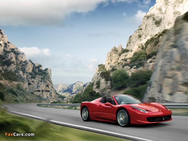 Images of Ferrari 458 Spider 2011–15 (640 x 480)