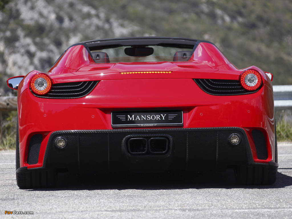 Photos of Mansory Ferrari 458 Spider Monaco Edition 2012 (1024 x 768)