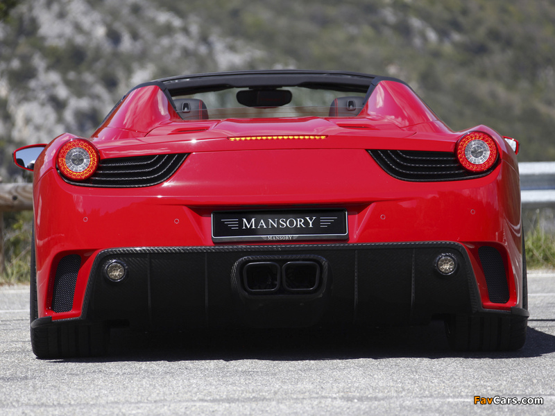 Photos of Mansory Ferrari 458 Spider Monaco Edition 2012 (800 x 600)
