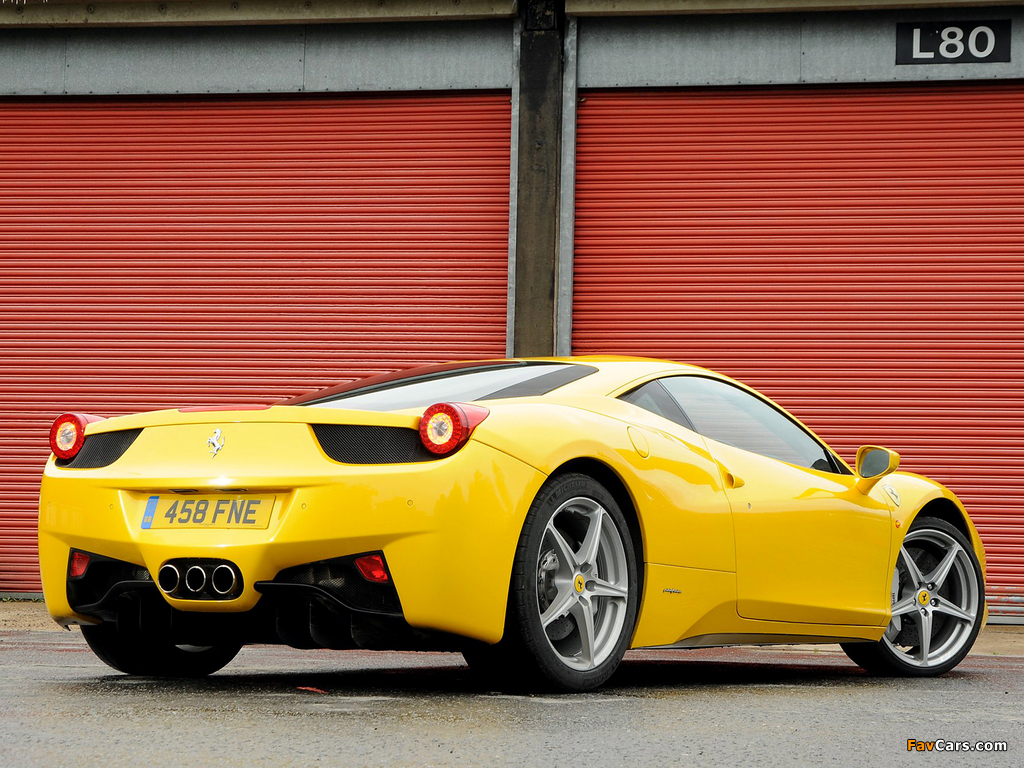 Pictures of Ferrari 458 Italia UK-spec 2009 (1024 x 768)
