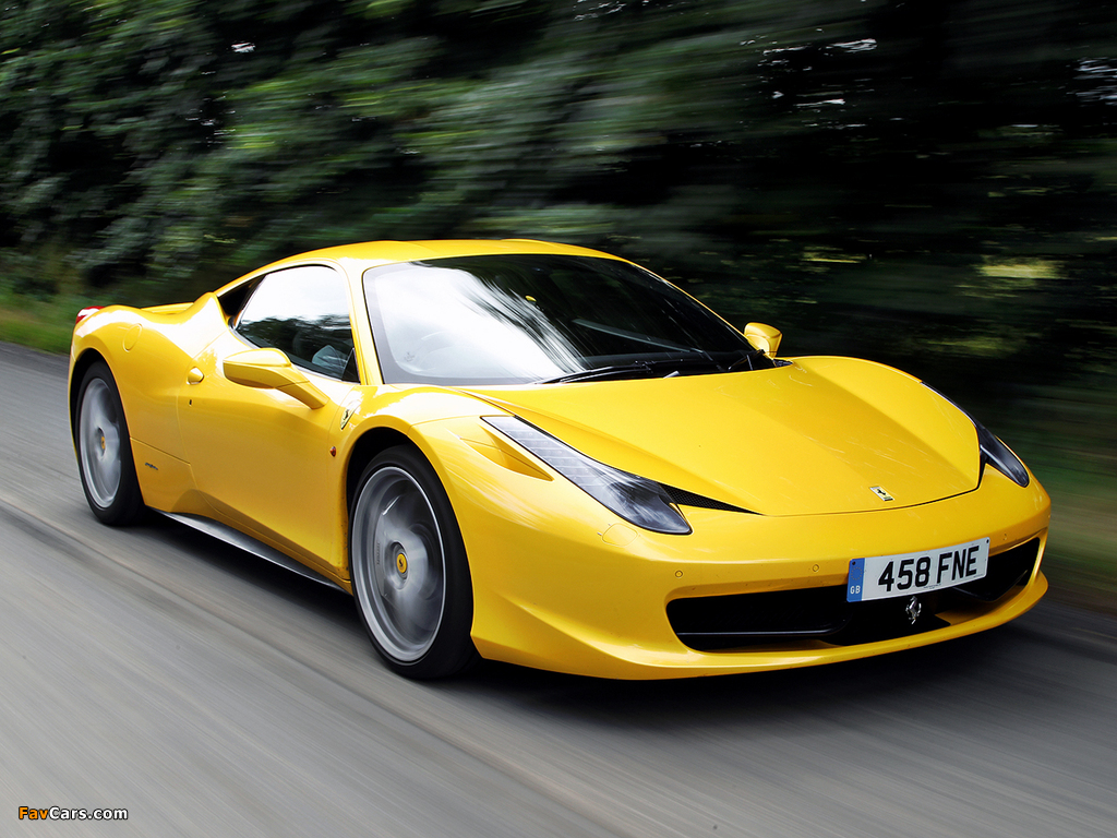 Pictures of Ferrari 458 Italia UK-spec 2009 (1024 x 768)