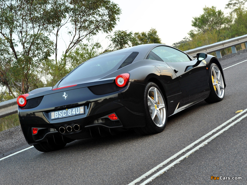 Pictures of Ferrari 458 Italia AU-spec 2009 (800 x 600)