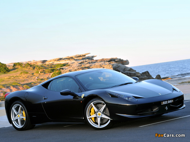 Ferrari 458 Italia AU-spec 2009 wallpapers (640 x 480)