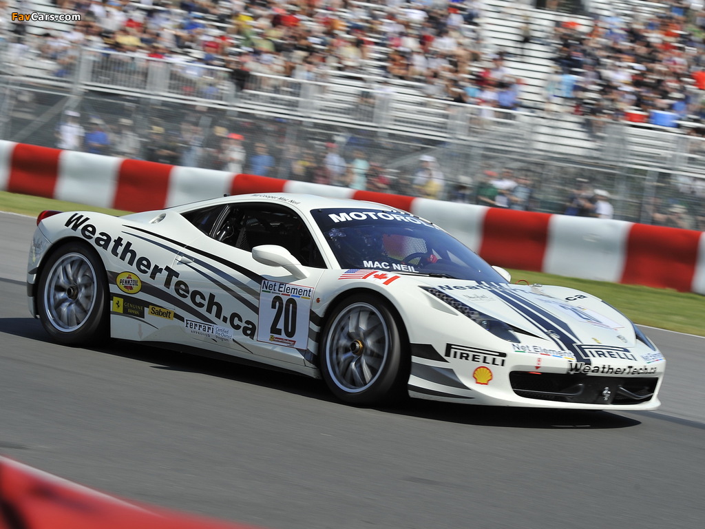 Ferrari 458 Italia Challenge 2010 wallpapers (1024 x 768)