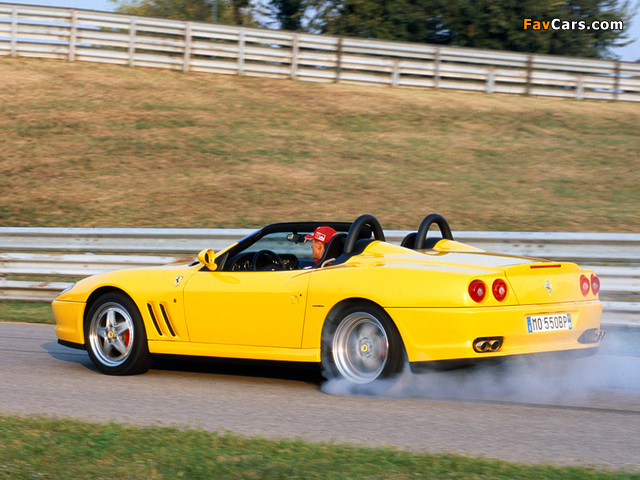 Ferrari 550 Barchetta 2000–01 wallpapers (640 x 480)