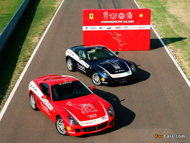 Ferrari 599 GTB Fiorano Panamerican 20000 2006 wallpapers (640 x 480)