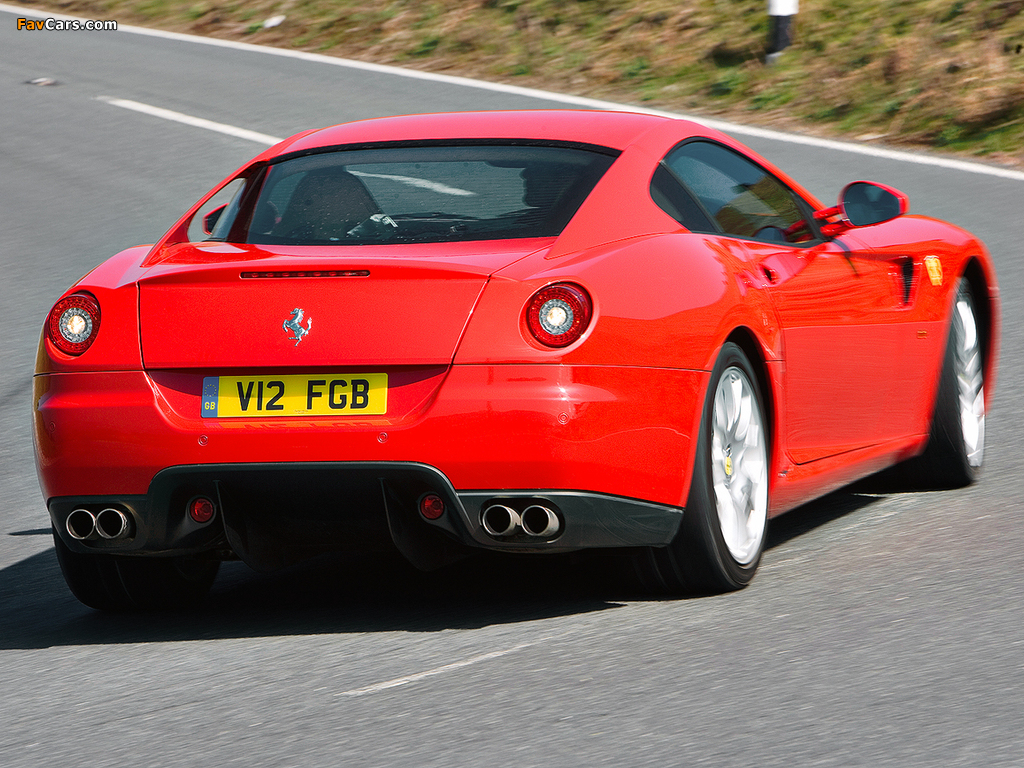 Images of Ferrari 599 GTB Fiorano UK-spec 2006–12 (1024 x 768)