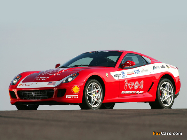 Ferrari 599 GTB Fiorano Panamerican 20000 2006 wallpapers (640 x 480)