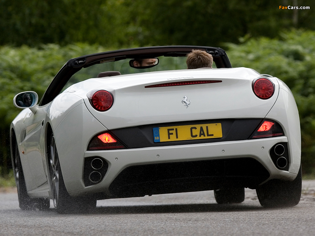 Ferrari California UK-spec 2009–12 pictures (1024 x 768)