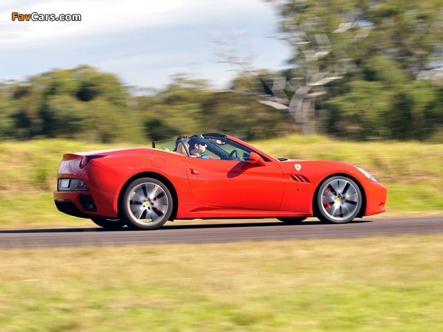 Pictures of Ferrari California AU-spec 2009–12 (640 x 480)