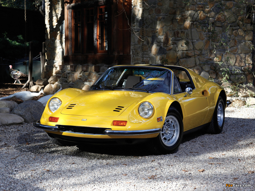 Ferrari Dino 246 GTS US-spec 1972–74 wallpapers (1024 x 768)