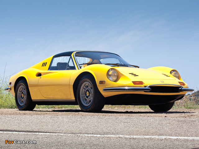 Ferrari Dino 246 GTS US-spec 1972–74 wallpapers (640 x 480)