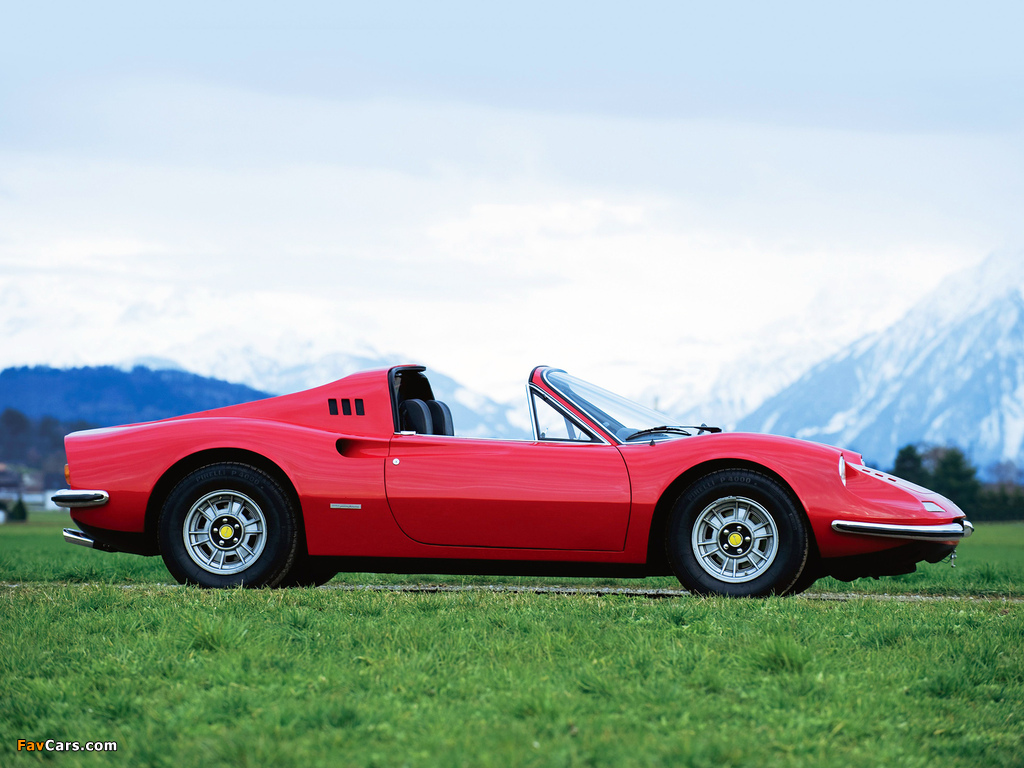 Ferrari Dino 246 GTS 1972–74 wallpapers (1024 x 768)