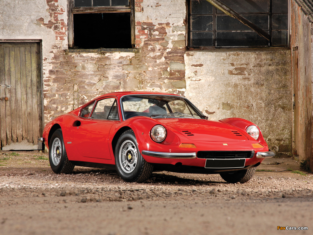 Ferrari Dino 246 GT UK-spec 1969–74 wallpapers (1024 x 768)