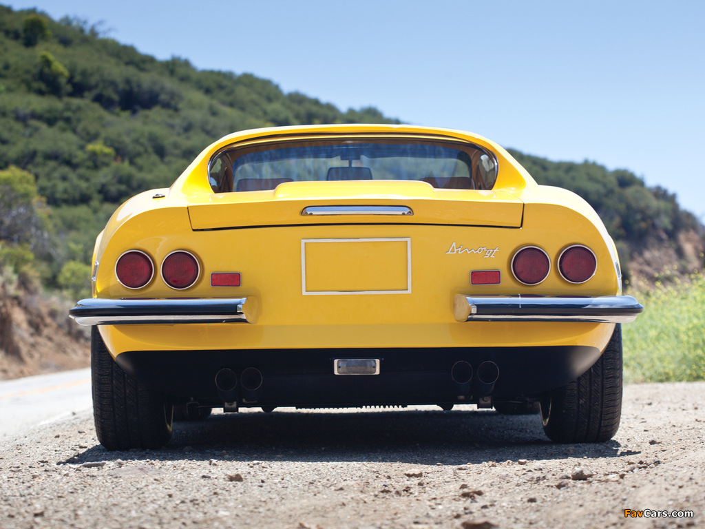 Ferrari Dino 246 GTS US-spec 1972–74 wallpapers (1024 x 768)