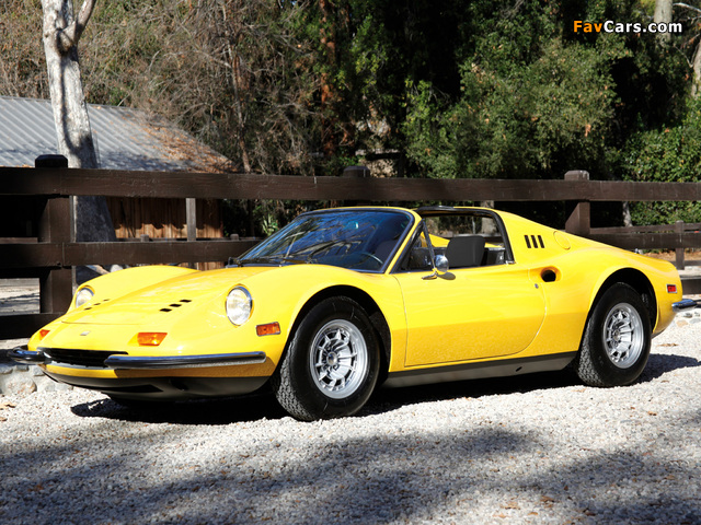 Ferrari Dino 246 GTS US-spec 1972–74 wallpapers (640 x 480)