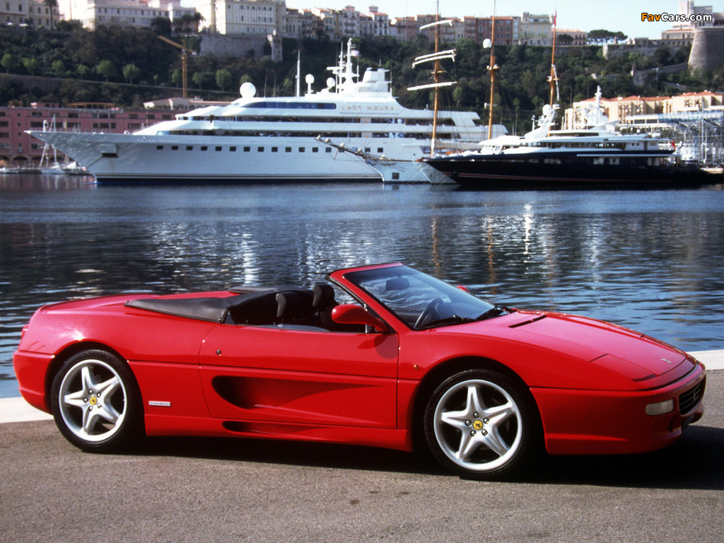 Ferrari F355 Spider 1994–99 wallpapers (1024 x 768)