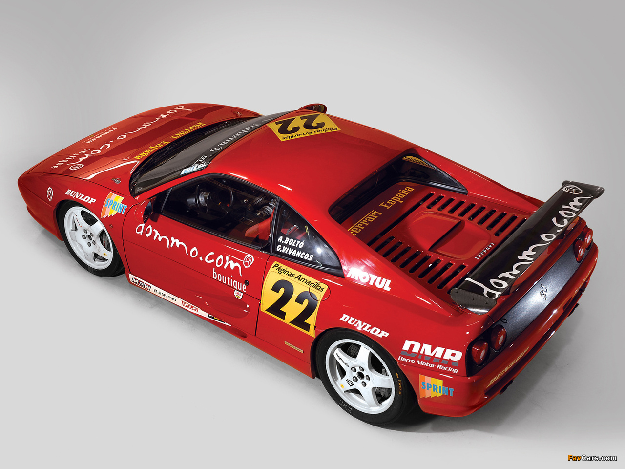 Ferrari F355 Challenge 1995–97 pictures (1280 x 960)