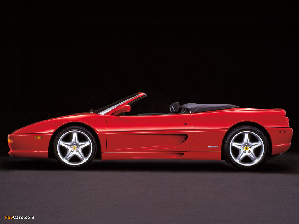 Ferrari F355 Spider 1994–99 wallpapers (1024 x 768)