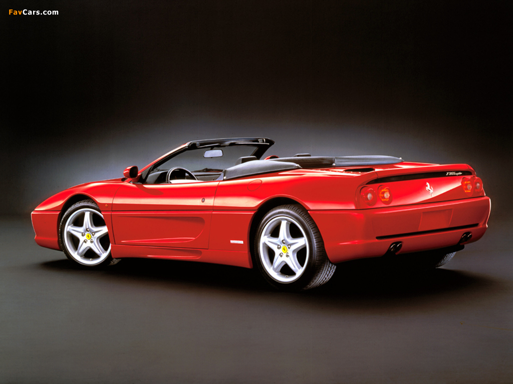 Ferrari F355 Spider 1994–99 wallpapers (1024 x 768)