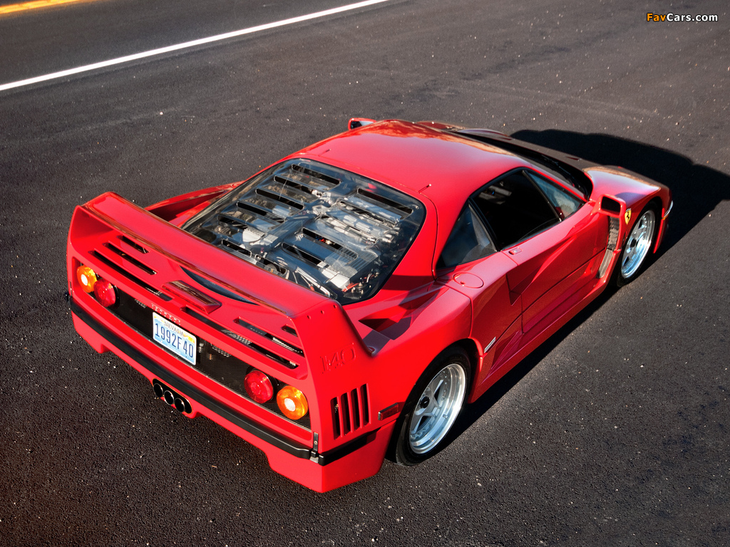 Ferrari F40 US-spec 1987–92 images (1024 x 768)