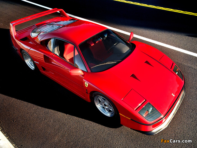 Ferrari F40 US-spec 1987–92 images (640 x 480)