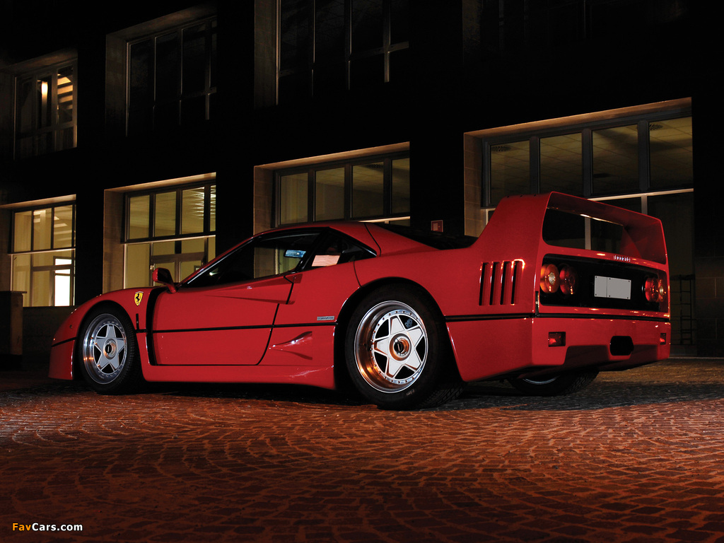 Ferrari F40 1987–92 photos (1024 x 768)