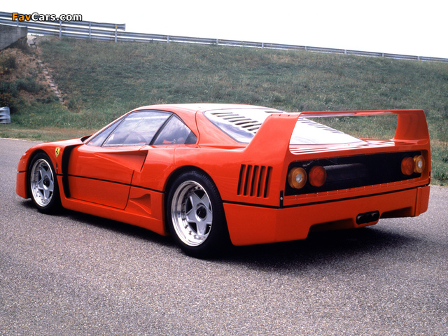 Ferrari F40 Prototype 1987 pictures (640 x 480)