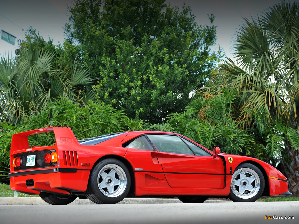 Images of Ferrari F40 US-spec 1987–92 (1024 x 768)