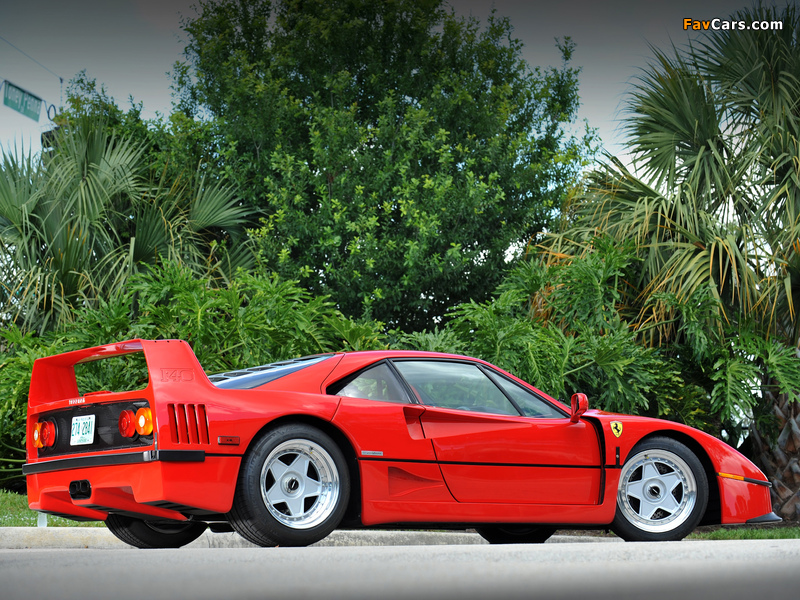 Images of Ferrari F40 US-spec 1987–92 (800 x 600)