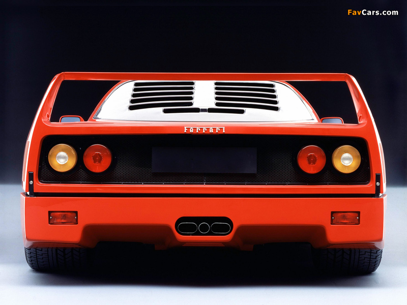 Photos of Ferrari F40 1987–92 (800 x 600)