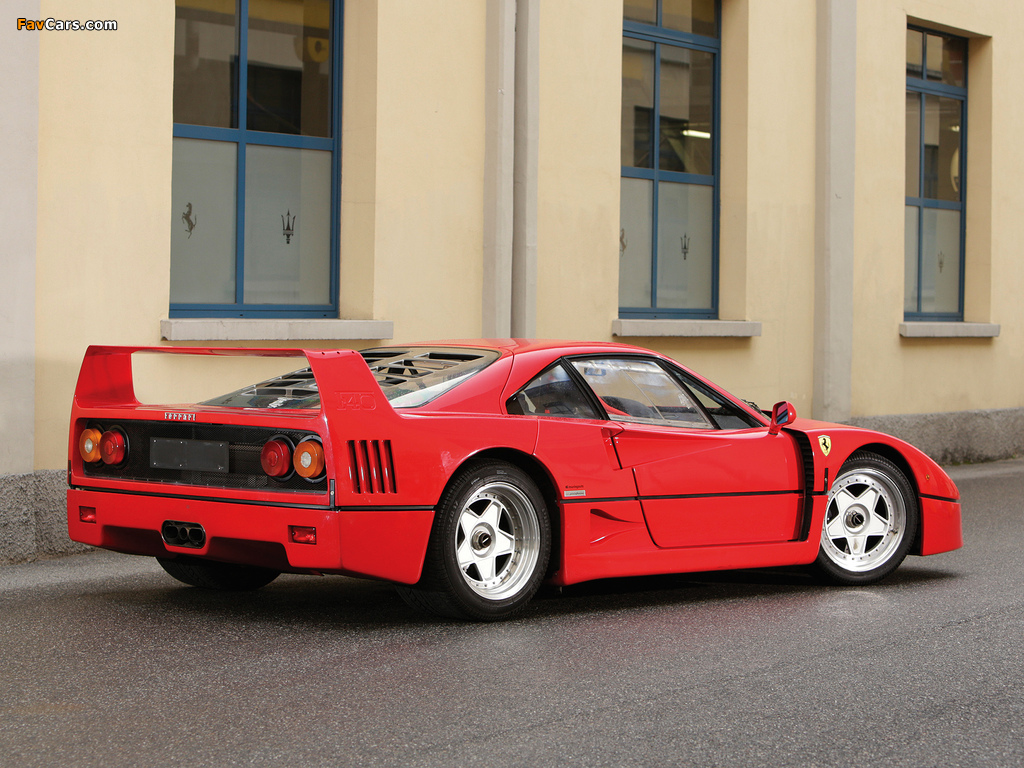 Photos of Ferrari F40 1987–92 (1024 x 768)