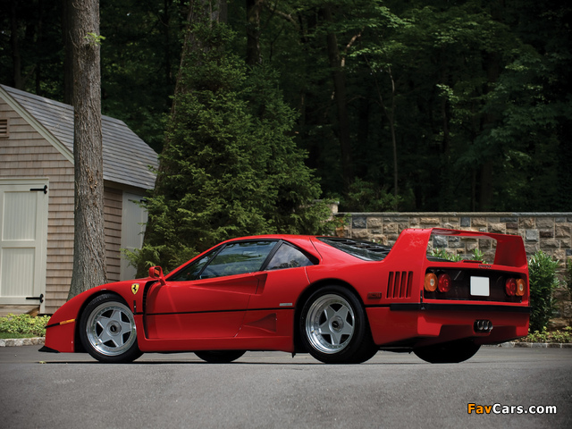 Pictures of Ferrari F40 US-spec 1987–92 (640 x 480)