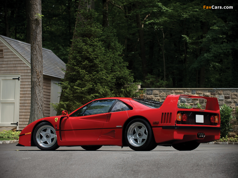 Pictures of Ferrari F40 US-spec 1987–92 (800 x 600)