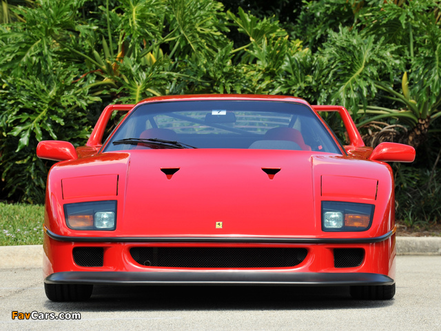 Pictures of Ferrari F40 US-spec 1987–92 (640 x 480)