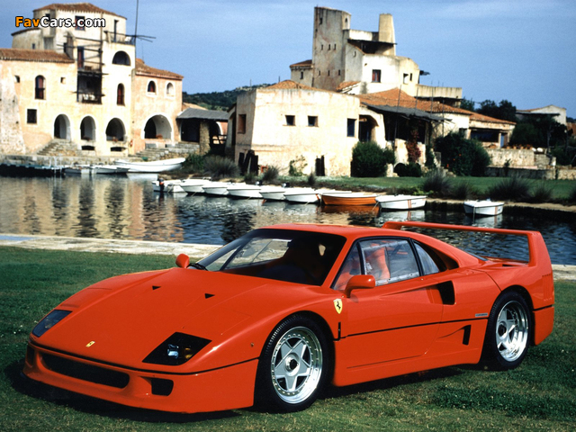 Pictures of Ferrari F40 1987–92 (640 x 480)