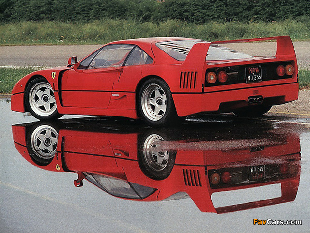 Pictures of Ferrari F40 Prototype 1987 (640 x 480)
