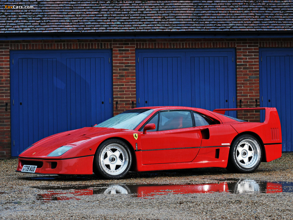 Ferrari F40 1987–92 wallpapers (1024 x 768)