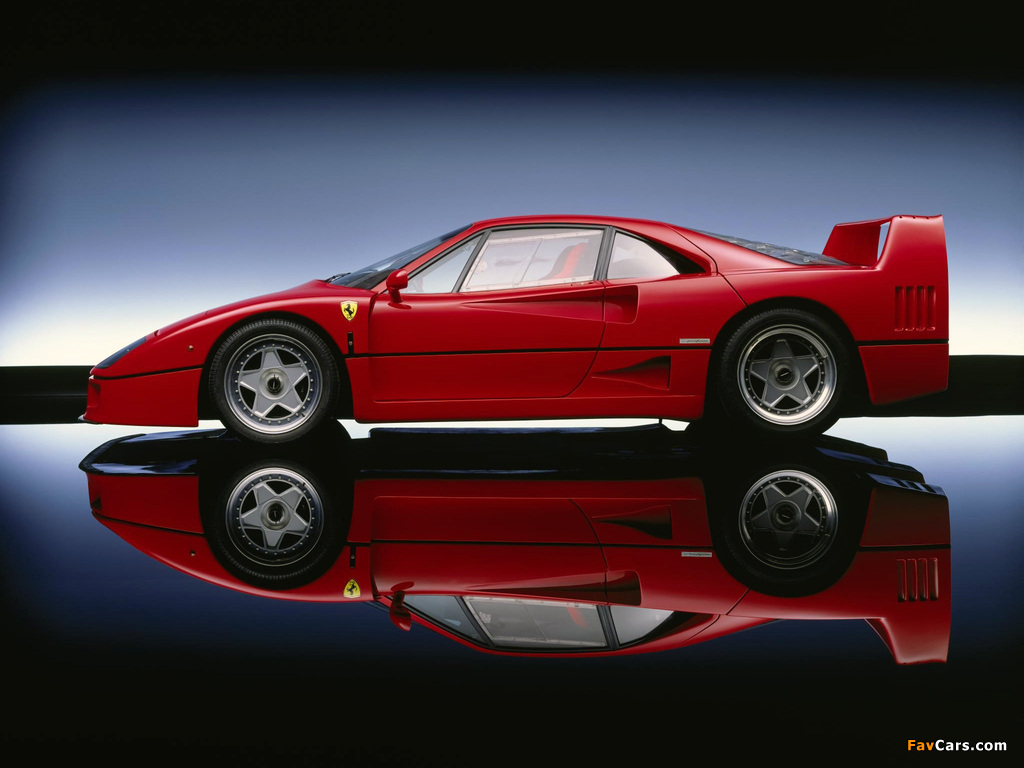 Ferrari F40 1987–92 wallpapers (1024 x 768)
