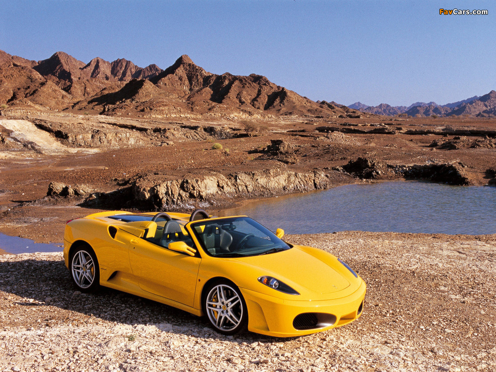 Ferrari F430 Spider 2005–09 wallpapers (1024 x 768)