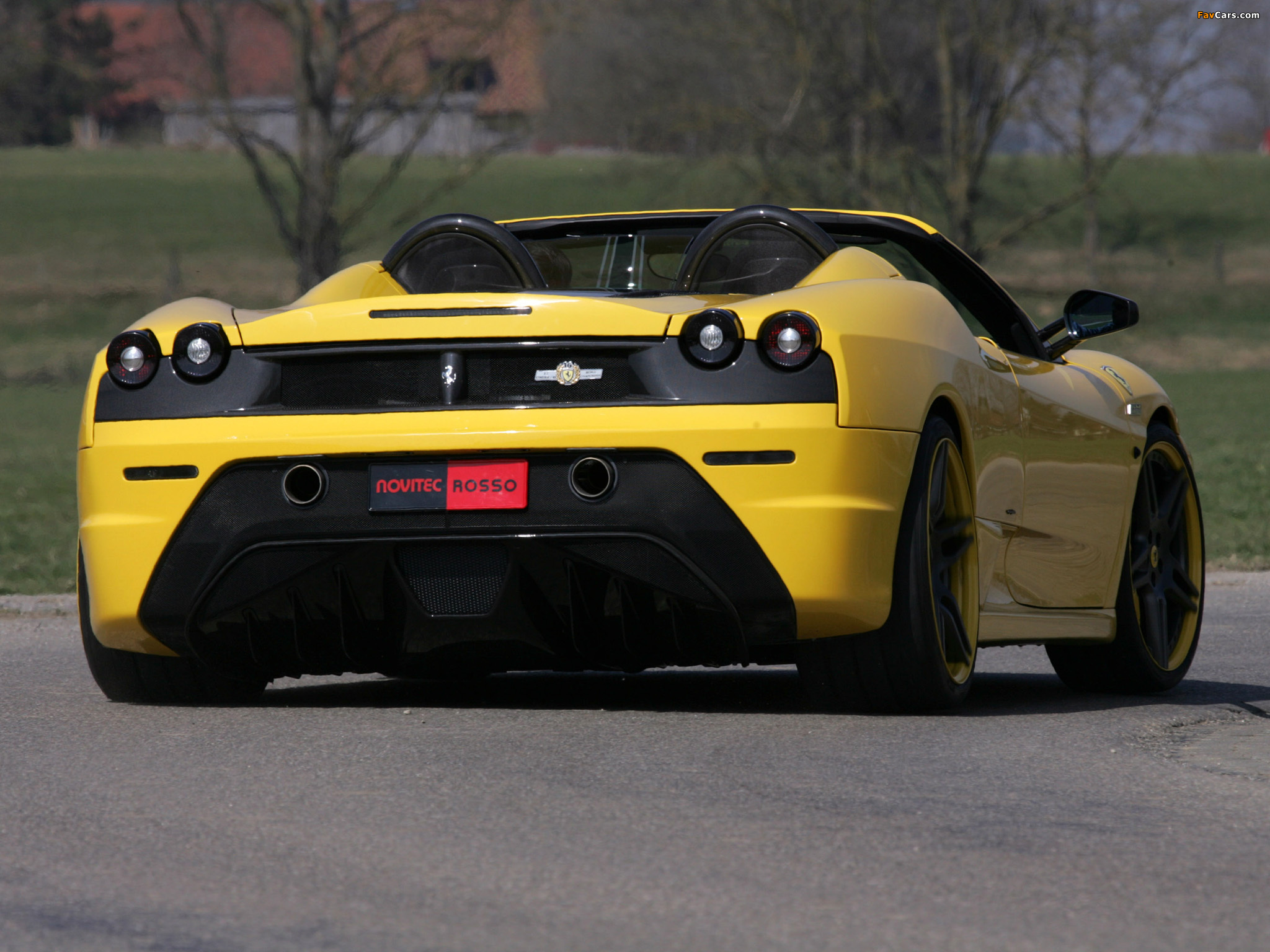 Novitec Rosso Ferrari Scuderia Spider 16M 2009 images (2048 x 1536)