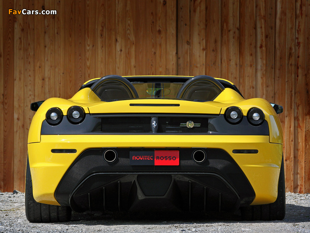 Novitec Rosso Ferrari Scuderia Spider 16M 2009 wallpapers (640 x 480)