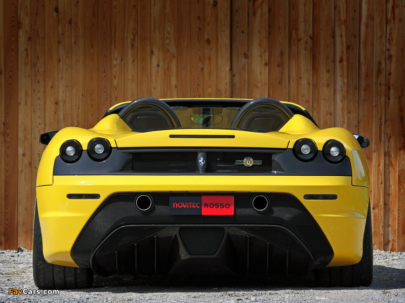 Novitec Rosso Ferrari Scuderia Spider 16M 2009 wallpapers (800 x 600)